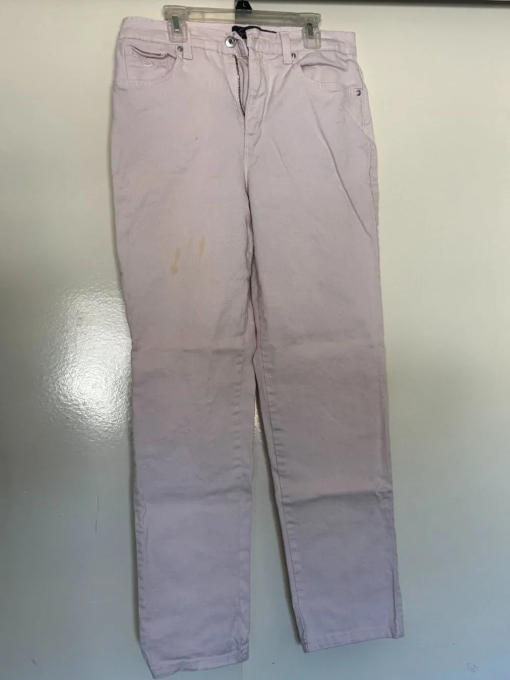 Hint of Pink Jeans Gloria Vanderbilt Missy Sz 8